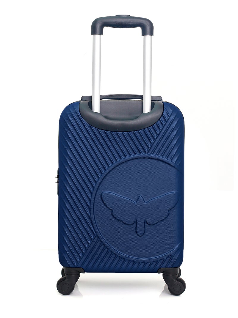LPB LUGGAGE - Valise Cabine XS FANNY-E 50 cm 4 Roues Bleu Bleu marine - Kiabi