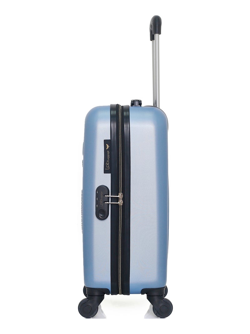 LPB LUGGAGE - Valise Cabine XS FRANCETTE-E 50 cm 4 Roues Bleu - Kiabi
