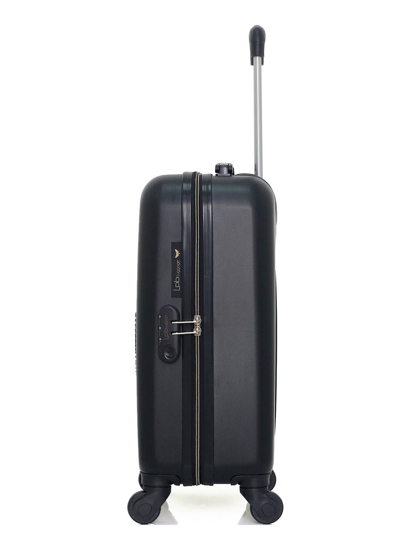 LPB LUGGAGE - Valise Cabine XS FRANCETTE-E 50 cm 4 Roues Noir - Kiabi