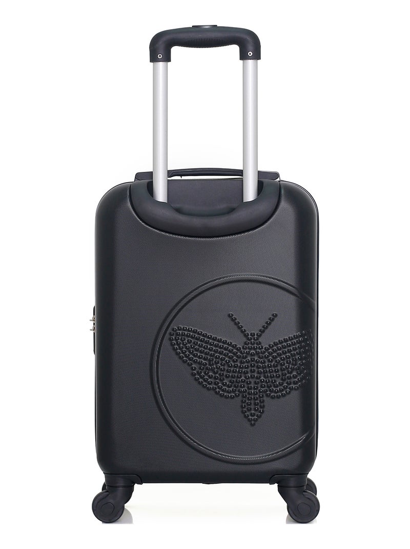 LPB LUGGAGE - Valise Cabine XS FRANCETTE-E 50 cm 4 Roues Noir - Kiabi