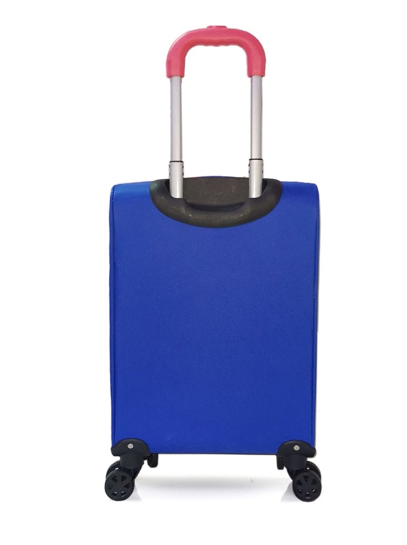 LPB LUGGAGE - Valise Cabine XS JOANNA-E 50 cm 4 Roues Bleu Bleu marine - Kiabi