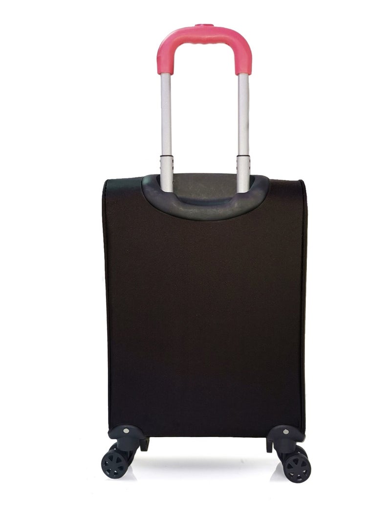 LPB LUGGAGE - Valise Cabine XS JOANNA-E 50 cm 4 Roues Noir - Kiabi