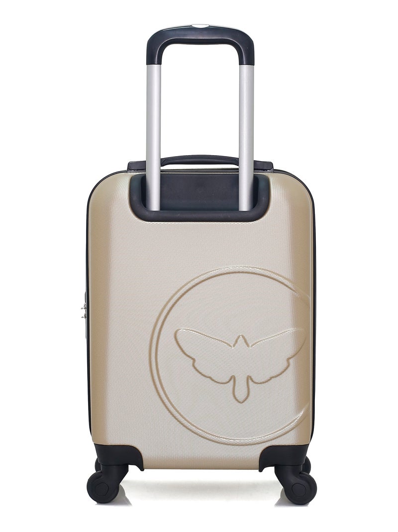 LPB LUGGAGE - Valise Cabine XS NORINE-E 50 cm 4 Roues Beige - Kiabi