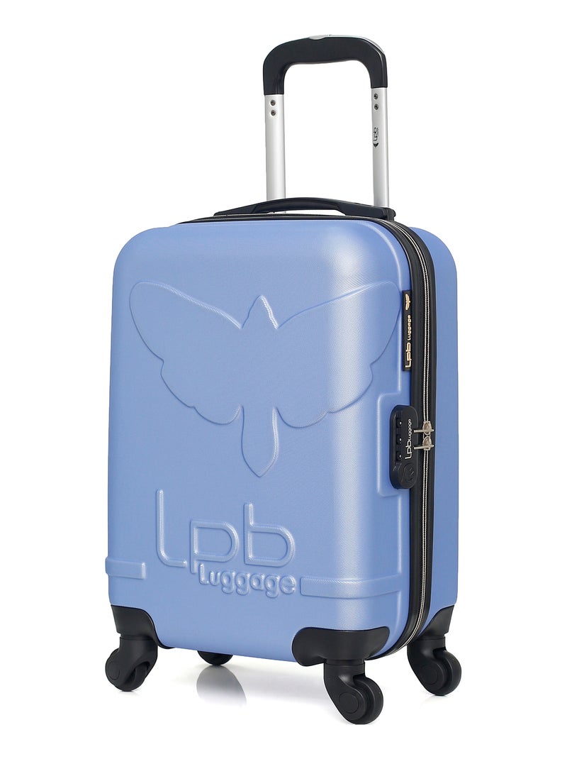 LPB LUGGAGE - Valise Cabine XS NORINE-E 50 cm 4 Roues Bleu - Kiabi