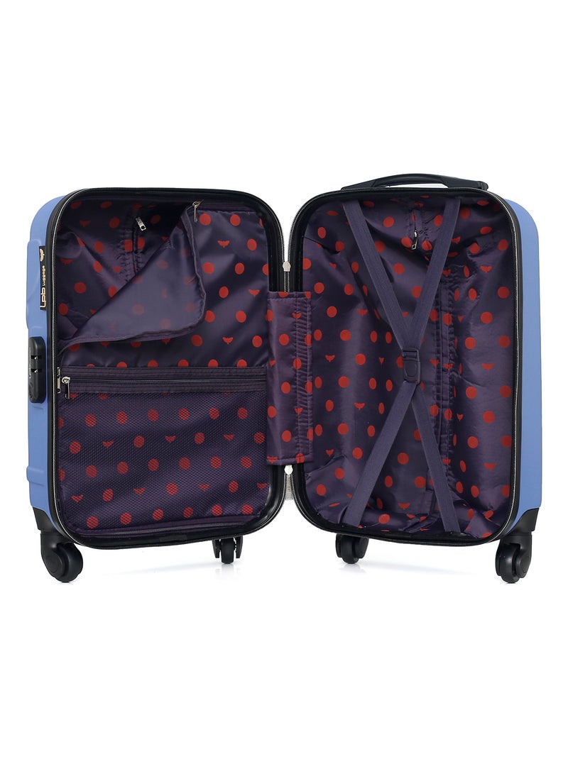 LPB LUGGAGE - Valise Cabine XS NORINE-E 50 cm 4 Roues Bleu - Kiabi