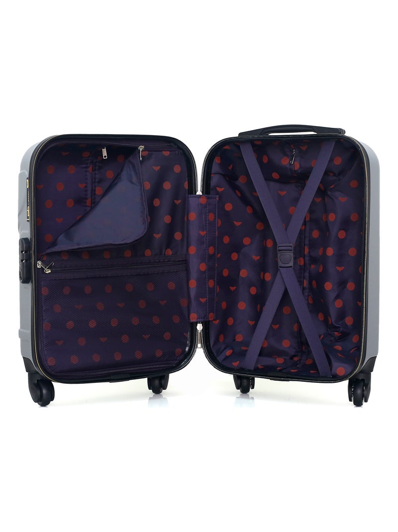 LPB LUGGAGE - Valise Cabine XS NORINE-E 50 cm 4 Roues Gris - Kiabi