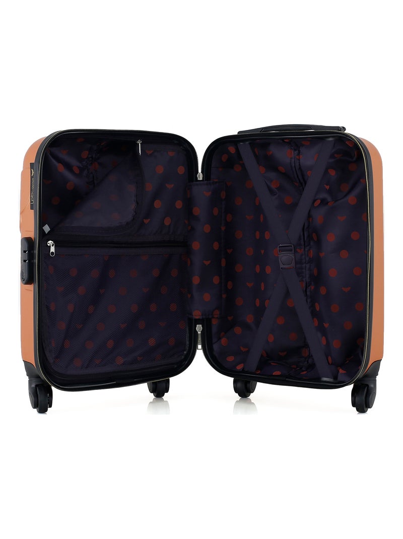 LPB LUGGAGE - Valise Cabine XS NORINE-E 50 cm 4 Roues Orange - Kiabi
