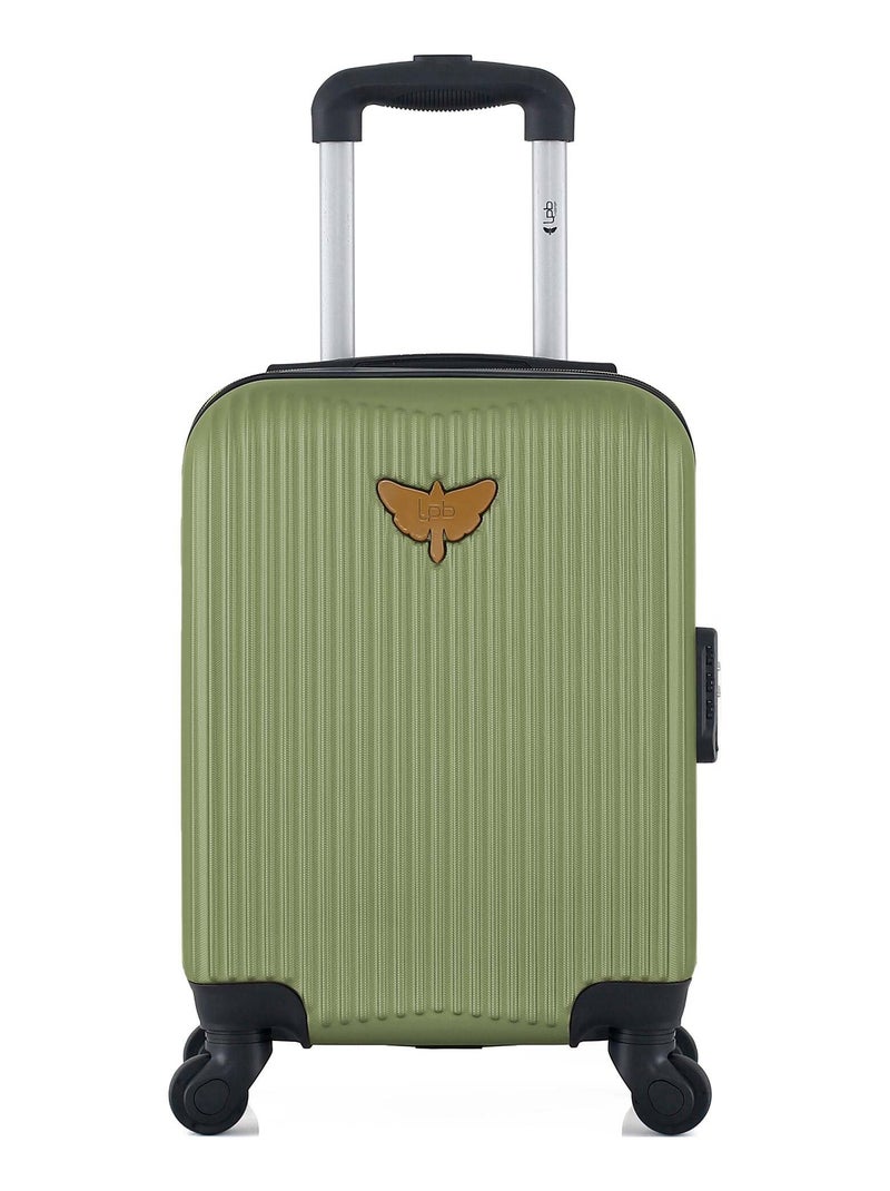 LPB LUGGAGE - Valise Cabine XXS AGATA 46 cm 4 Roues Vert kaki - Kiabi