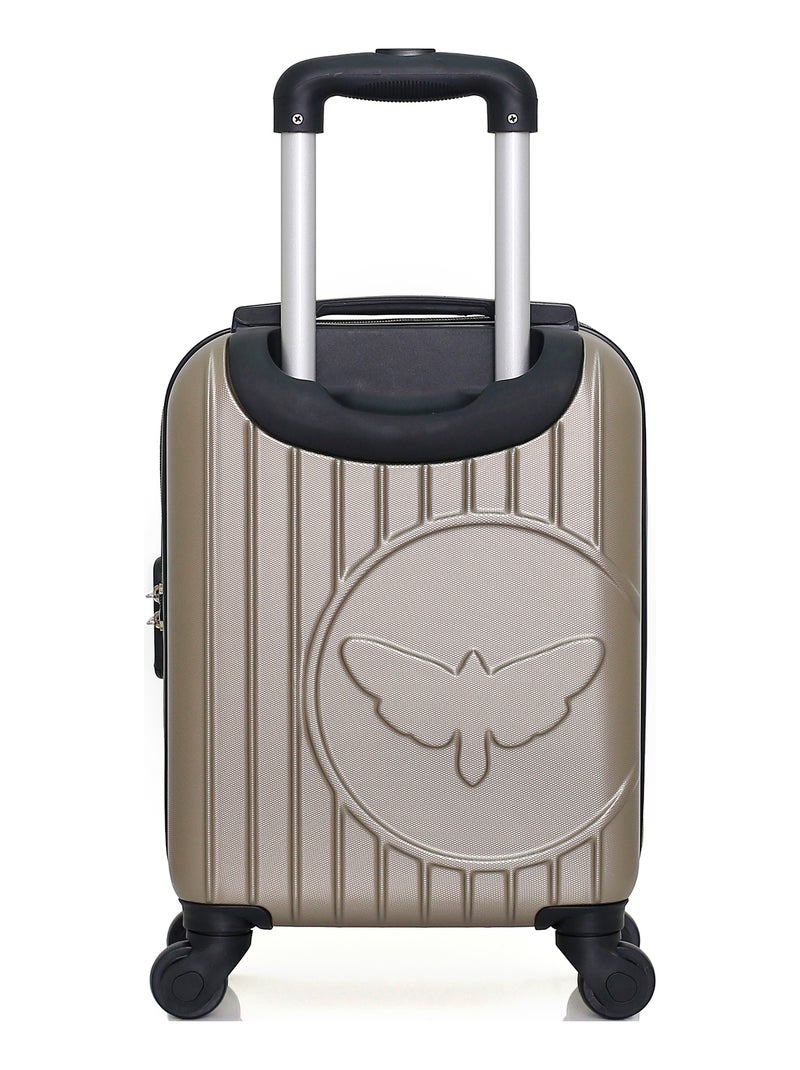 LPB LUGGAGE - Valise Cabine XXS MARIANNE 46 cm 4 Roues Beige - Kiabi