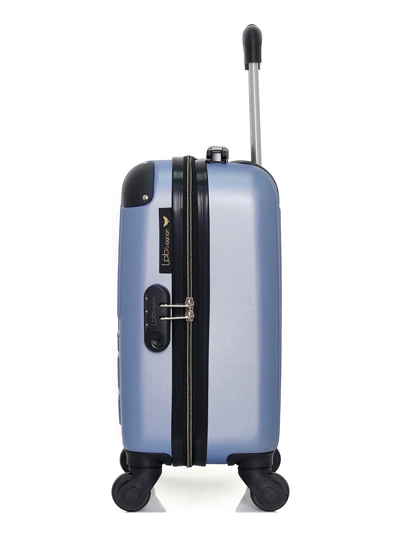 LPB LUGGAGE - Valise Cabine XXS MARIANNE 46 cm 4 Roues Bleu - Kiabi