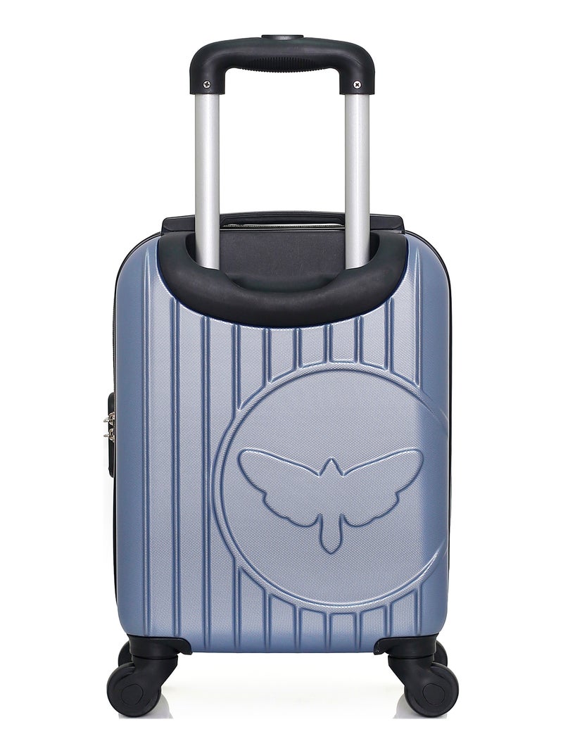 LPB LUGGAGE - Valise Cabine XXS MARIANNE 46 cm 4 Roues Bleu - Kiabi