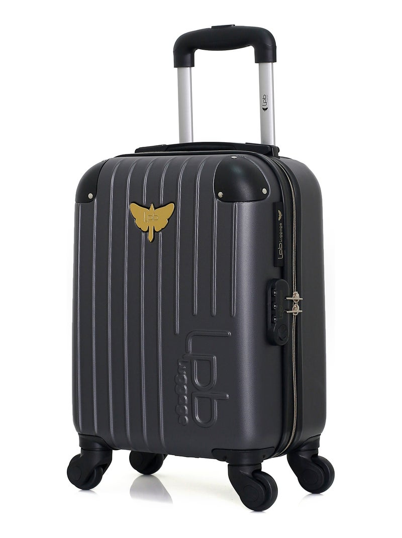 LPB LUGGAGE - Valise Cabine XXS MARIANNE 46 cm 4 Roues Gris foncé - Kiabi