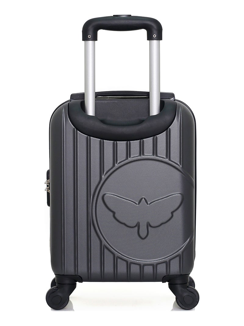 LPB LUGGAGE - Valise Cabine XXS MARIANNE 46 cm 4 Roues Gris foncé - Kiabi