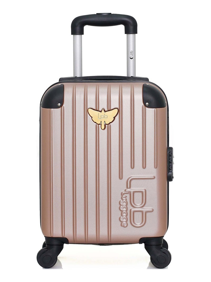 LPB LUGGAGE - Valise Cabine XXS MARIANNE 46 cm 4 Roues Rose clair - Kiabi