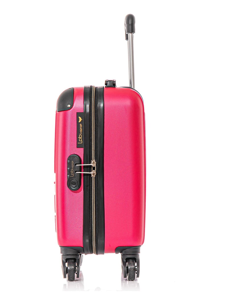 LPB LUGGAGE - Valise Cabine XXS MARIANNE 46 cm 4 Roues Rose fushia - Kiabi