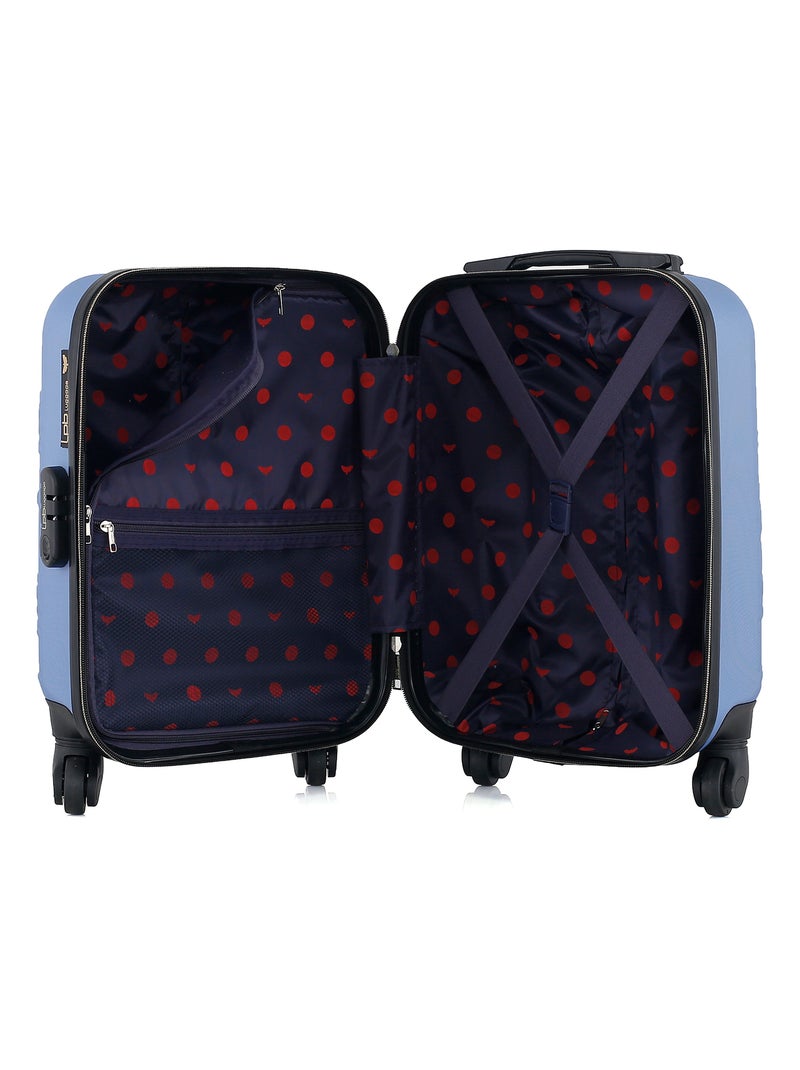 LPB LUGGAGE - Valise Cabine XXS NAIS 46 cm 4 Roues Bleu - Kiabi