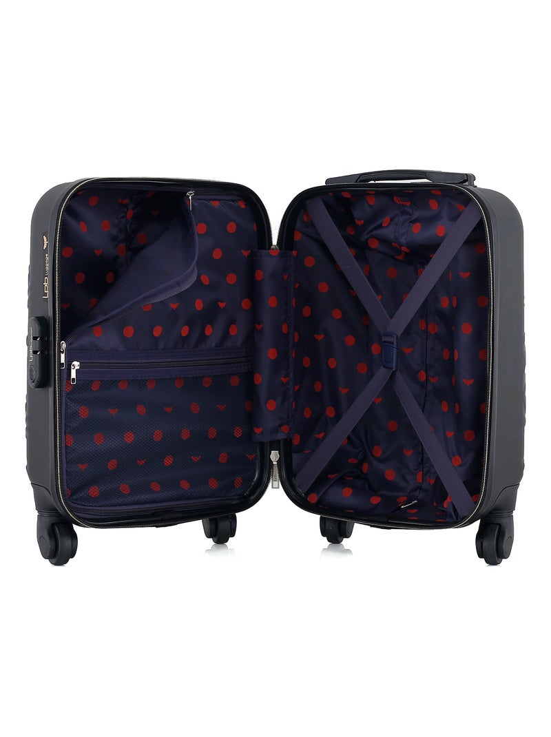 LPB LUGGAGE - Valise Cabine XXS NAIS 46 cm 4 Roues Noir - Kiabi