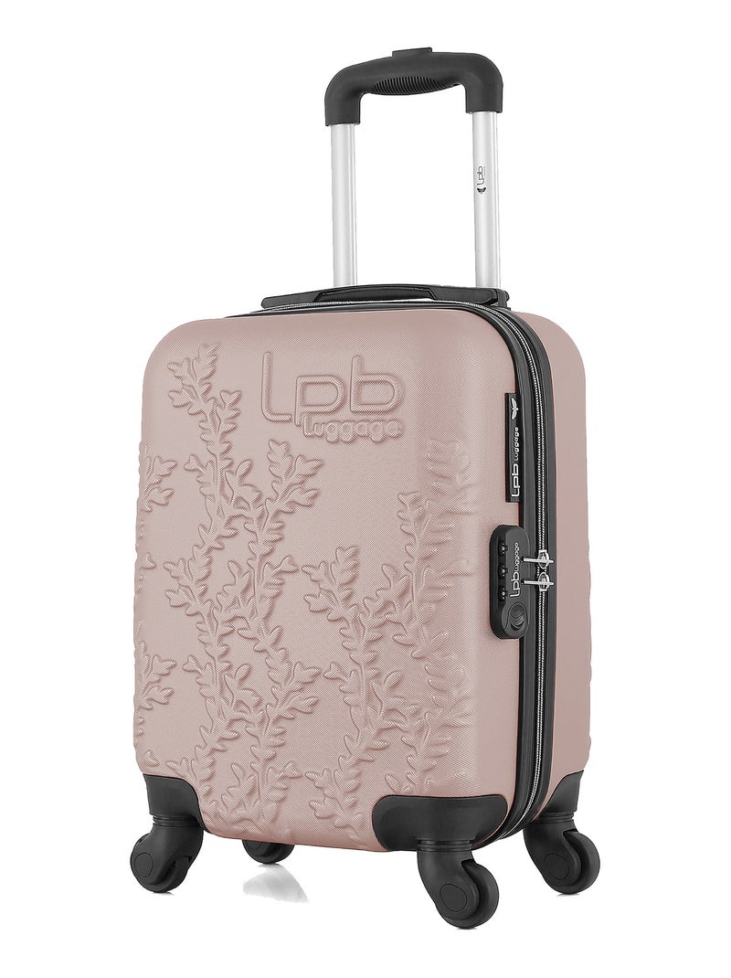 LPB LUGGAGE - Valise Cabine XXS NAIS 46 cm 4 Roues Rose Métal - Kiabi