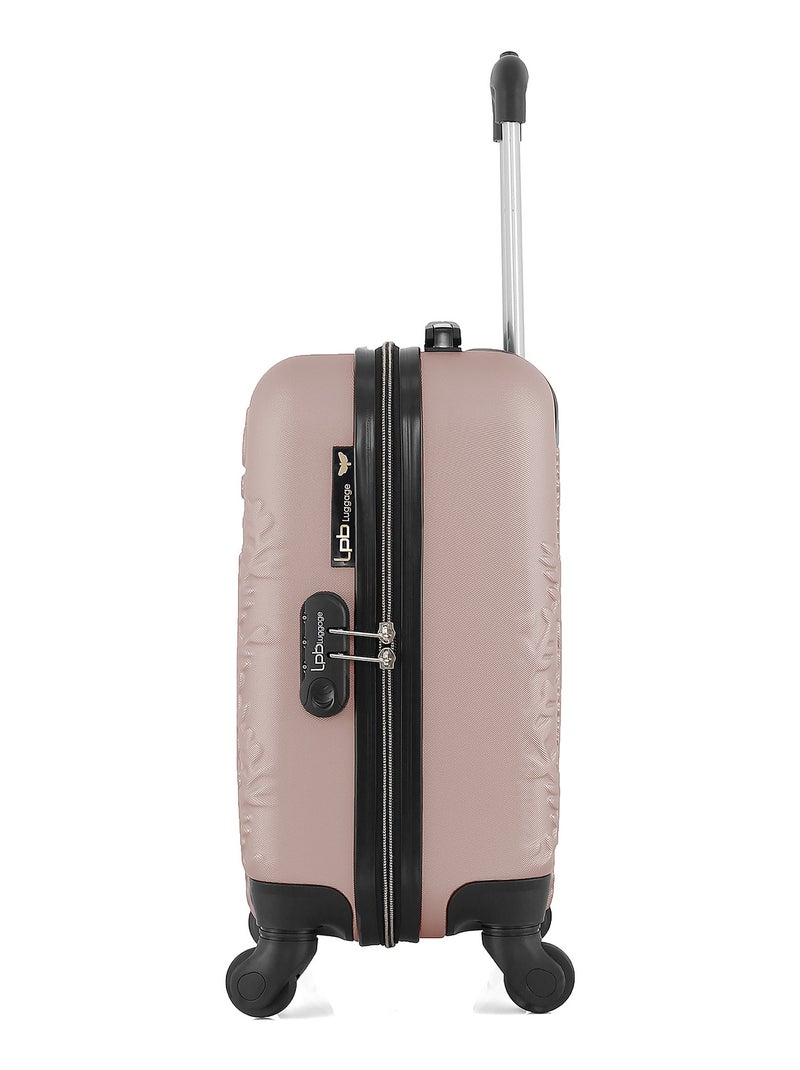LPB LUGGAGE - Valise Cabine XXS NAIS 46 cm 4 Roues Rose Métal - Kiabi
