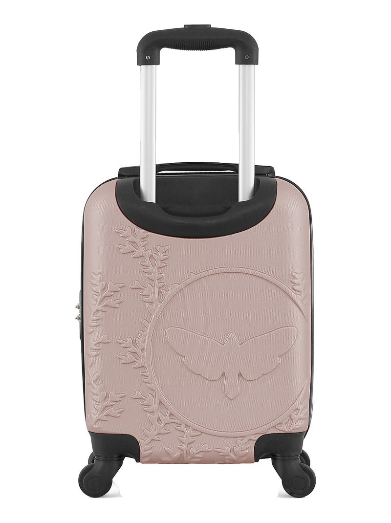 LPB LUGGAGE - Valise Cabine XXS NAIS 46 cm 4 Roues Rose Métal - Kiabi
