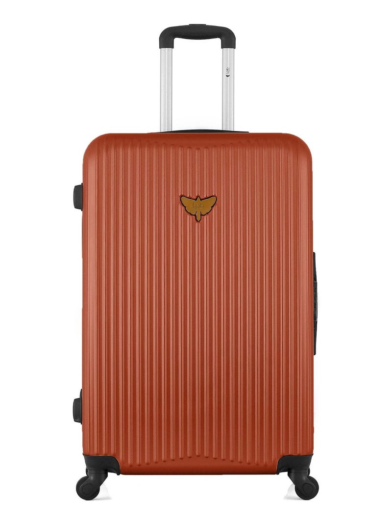 LPB LUGGAGE - Valise Grand Format AGATA 75 cm 4 Roues Terracotta - Kiabi