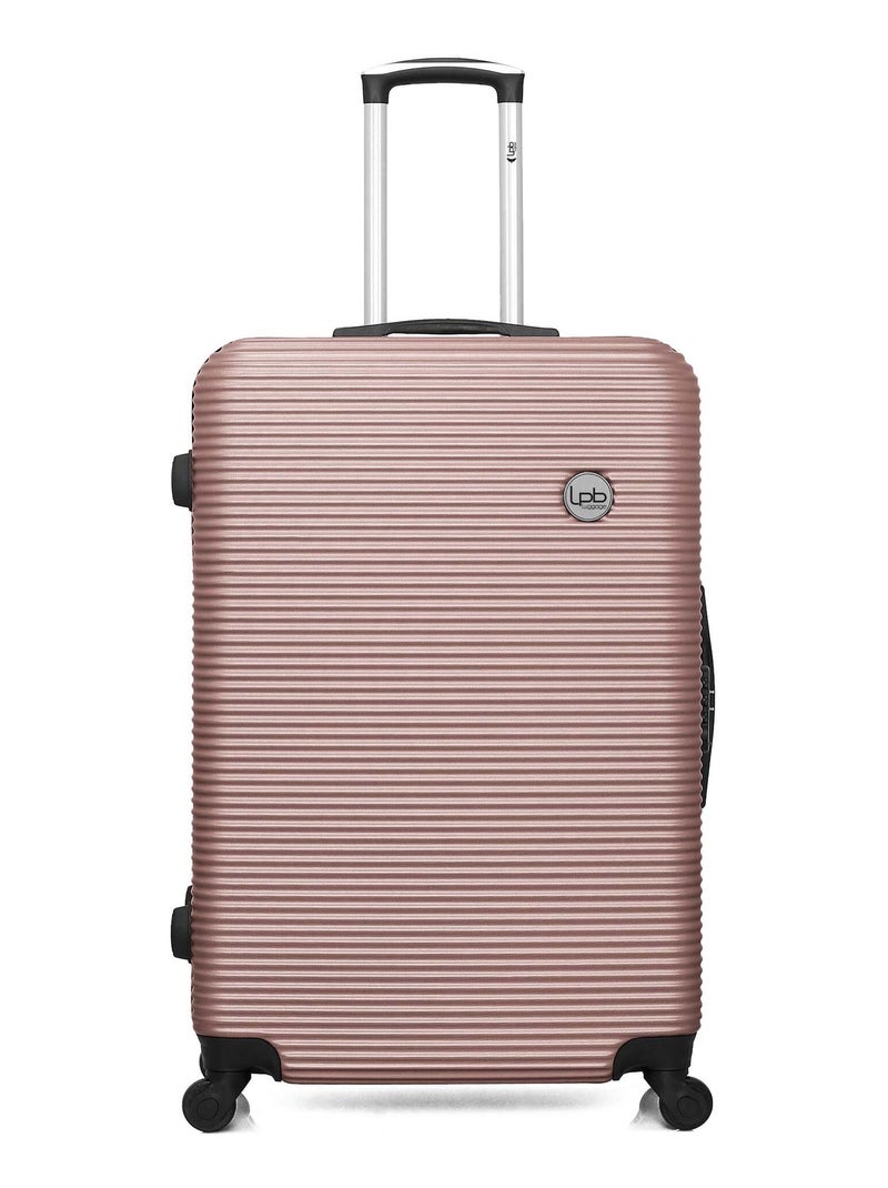 LPB LUGGAGE - Valise Grand Format MUNICH 75 cm 4 Roues Rose clair - Kiabi