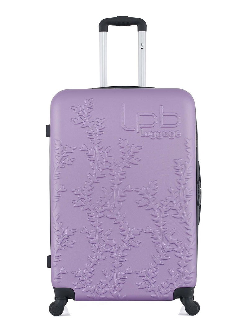 LPB LUGGAGE - Valise Grand Format NAIS 75 cm 4 Roues Violet clair - Kiabi