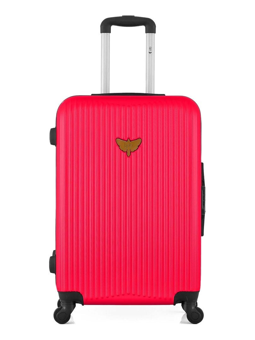 Valise D.KWAN Classic Luggage – 69 Cm – Softshell Brique – 2 Roues – Occasion
