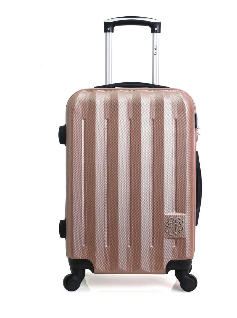 LPB LUGGAGE - Valise Weekend ABY 65 cm 4 Roues Rose clair - Kiabi
