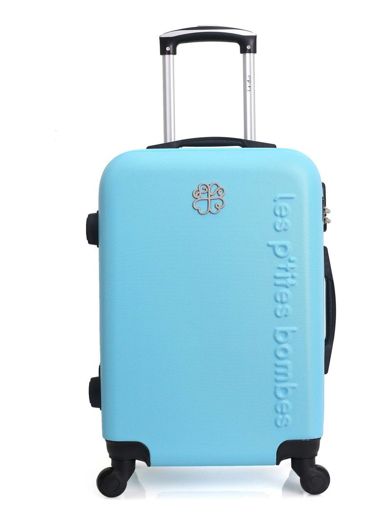 LPB LUGGAGE - Valise Weekend AMY 65 cm 4 Roues Bleu ciel - Kiabi