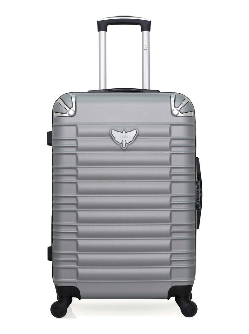 LPB LUGGAGE - Valise Weekend GIULIA 65 cm 4 Roues Gris - Kiabi