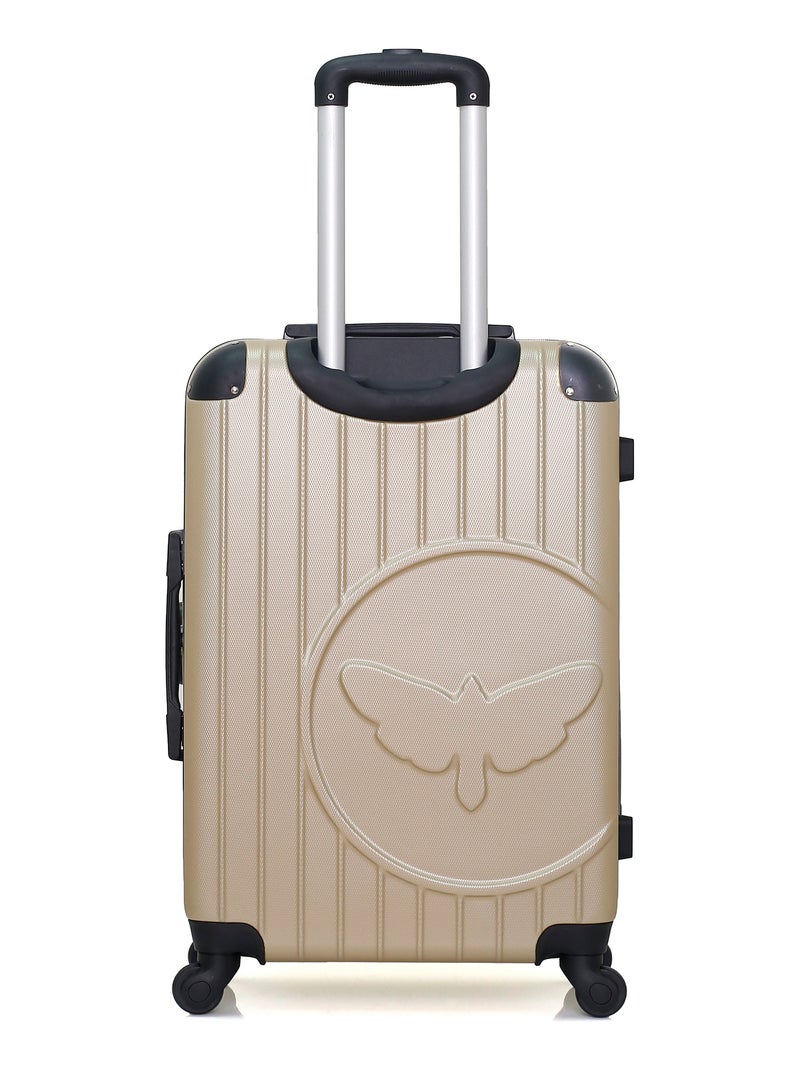 LPB LUGGAGE - Valise Weekend MARIANNE 65 cm 4 Roues Beige - Kiabi