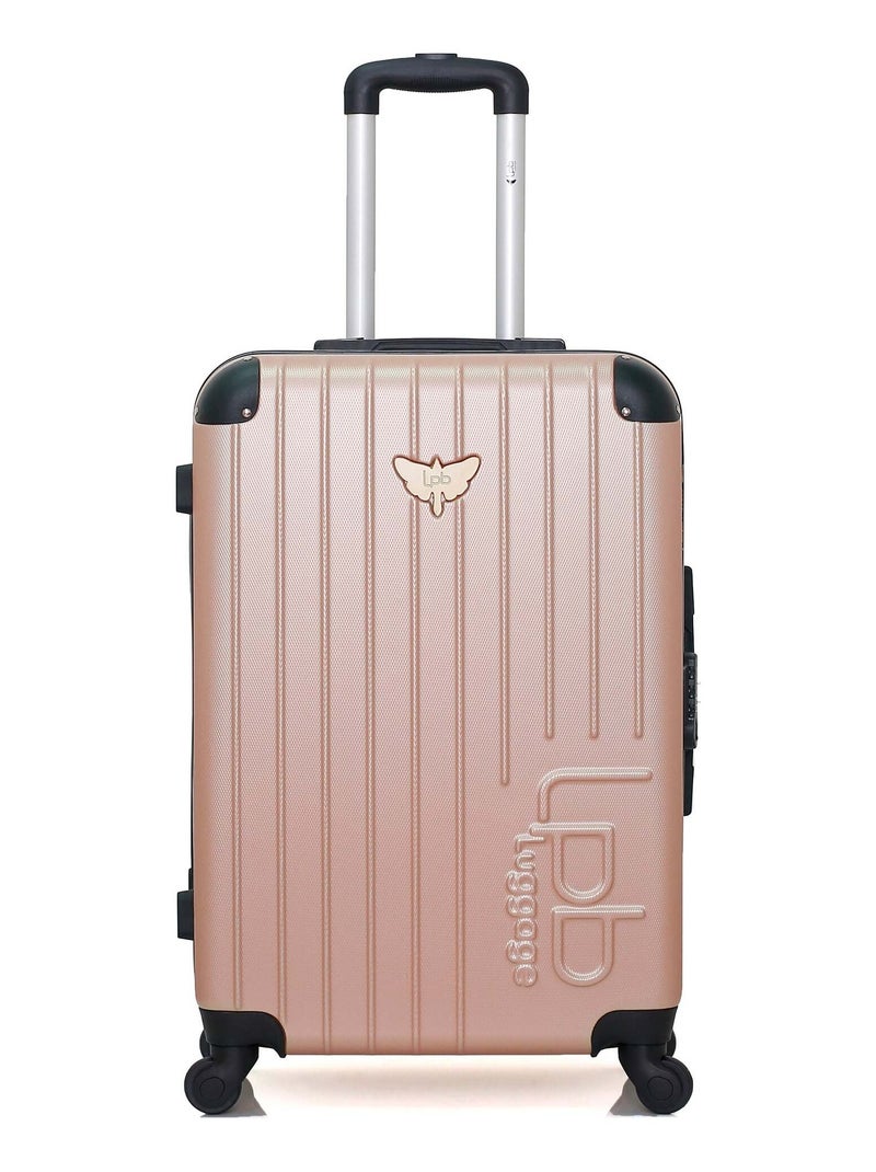 LPB LUGGAGE - Valise Weekend MARIANNE 65 cm 4 Roues Rose clair - Kiabi