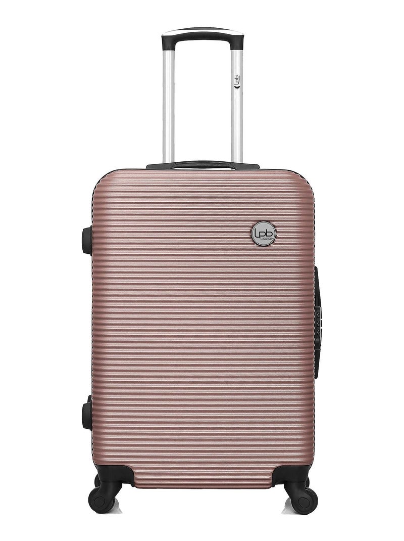 LPB LUGGAGE - Valise Weekend MUNICH 65 cm 4 Roues Rose clair - Kiabi