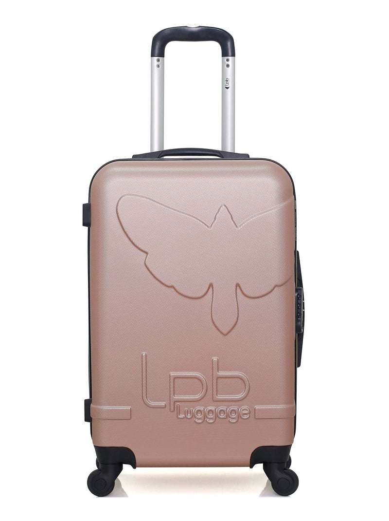 LPB LUGGAGE - Valise Weekend NORINE-A 60 cm 4 Roues Rose clair - Kiabi