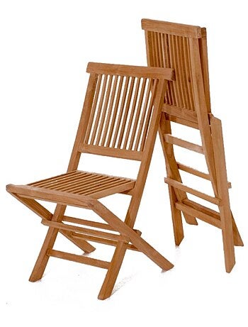 LUBOK Salon de jardin Teck huilé 8 personnes - Table ovale + 8 chaises