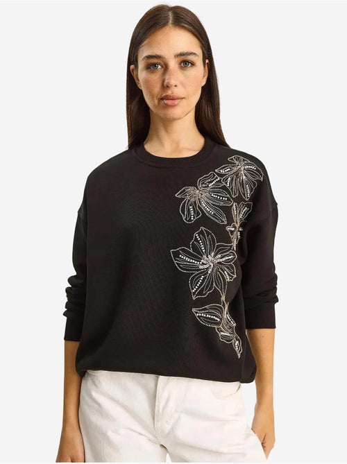 Lucci sweatshirt à col rond brodé - Kiabi Lucci sweatshirt à col rond brodé - Kiabi
