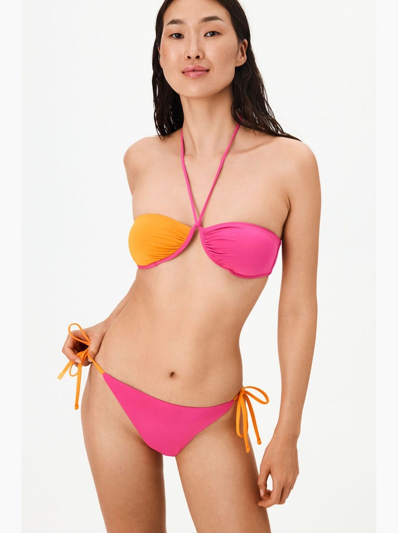 Lucilla haut de bikini à armatures penti Rose fluo - Kiabi