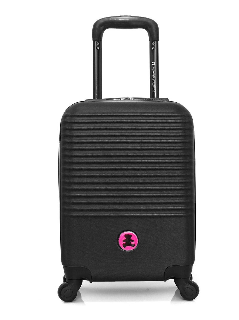 LULU CASTAGNETTE - Valise Cabine XS 50cm BAND-E Noir - Kiabi