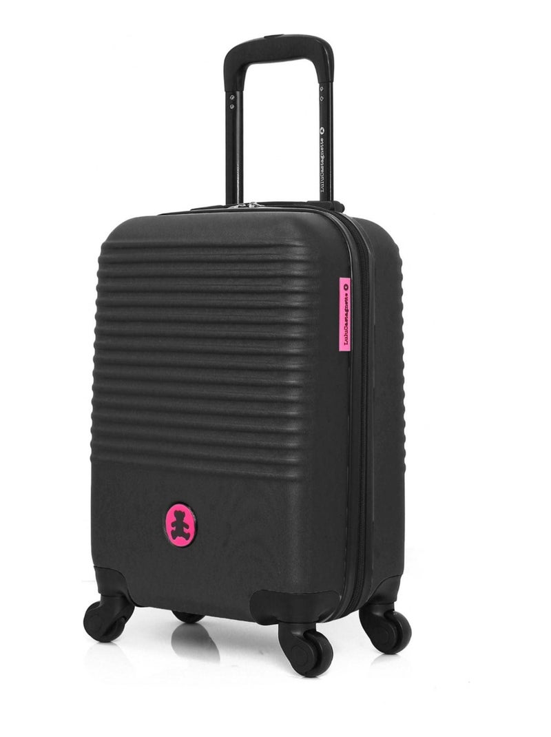 LULU CASTAGNETTE - Valise Cabine XS 50cm BAND-E Noir - Kiabi