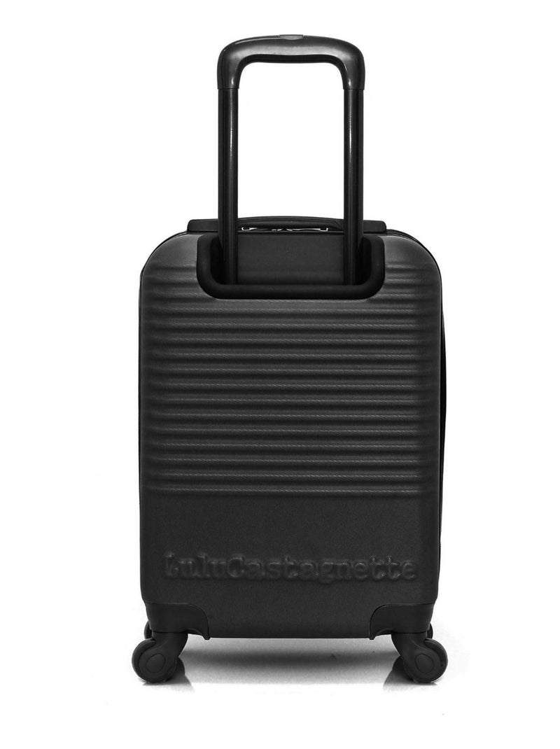 LULU CASTAGNETTE - Valise Cabine XS 50cm BAND-E Noir - Kiabi