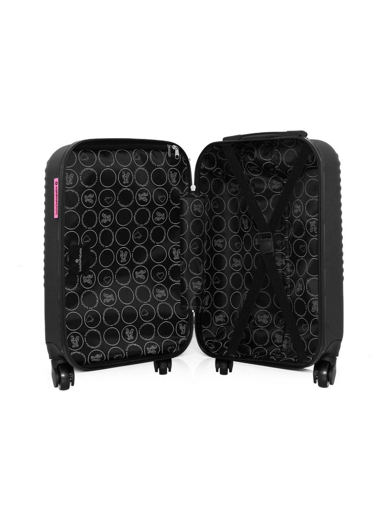 LULU CASTAGNETTE - Valise Cabine XS 50cm BAND-E Noir - Kiabi