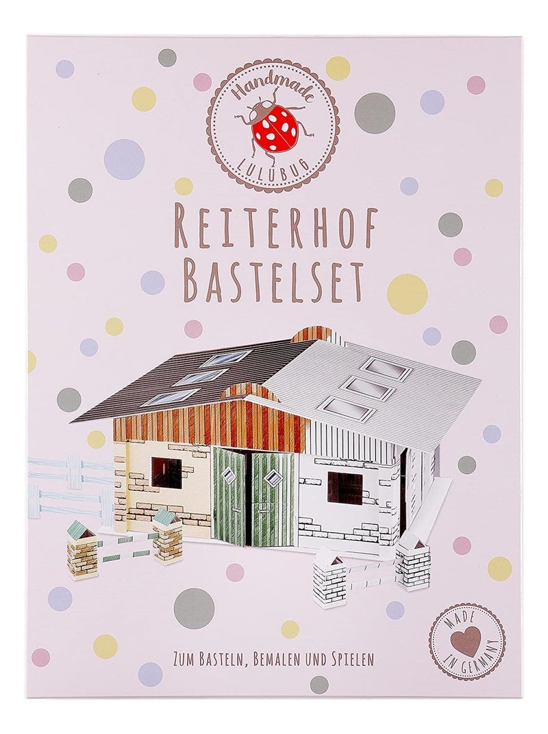 Lulubug Cour équestre pour bricoler, peindre et jouer 41 pièces Multicolore - Kiabi