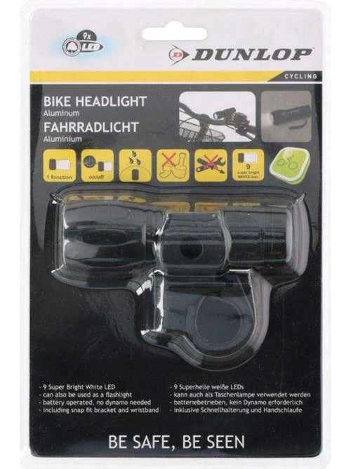 Lumière avant pour vélo - dunlop - Kiabi Lumière avant pour vélo - dunlop - Kiabi