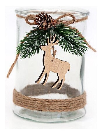 Lumignon de Noël en verre NOEL EN NATURE