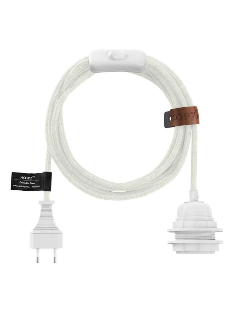 Luminaire corde Bala Blanc Blanc - Kiabi