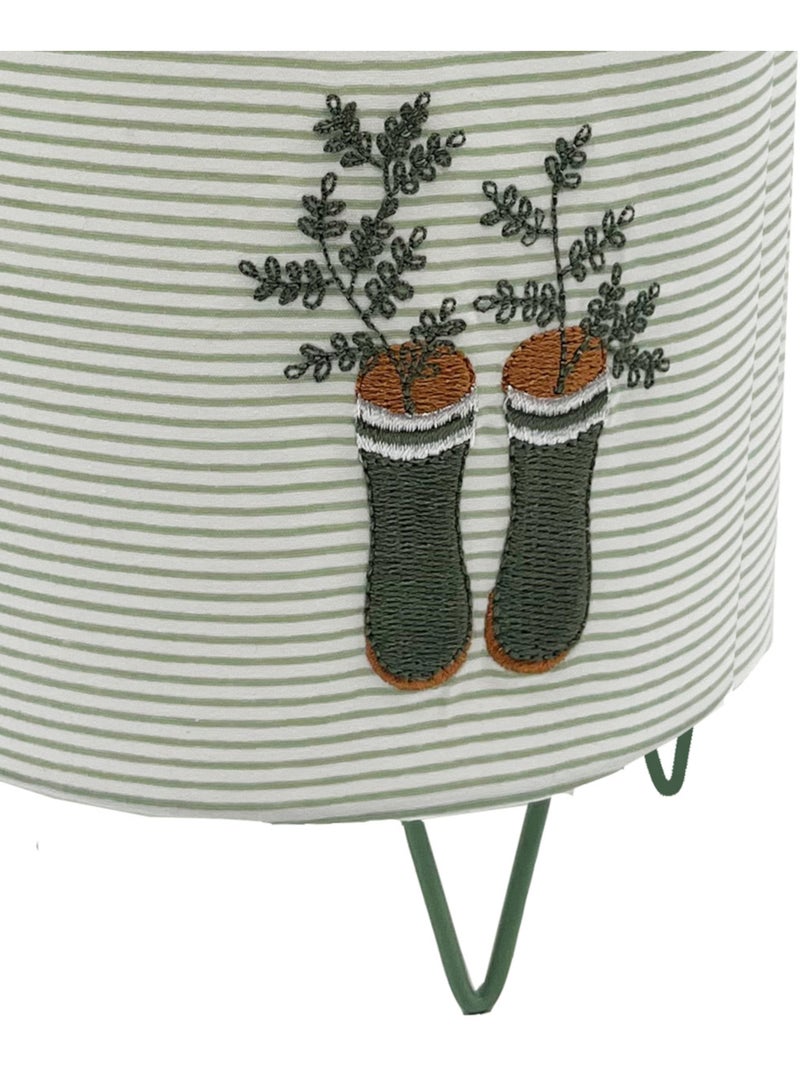 Luminaire enfant à poser en coton - SAUTHON Vert - Kiabi