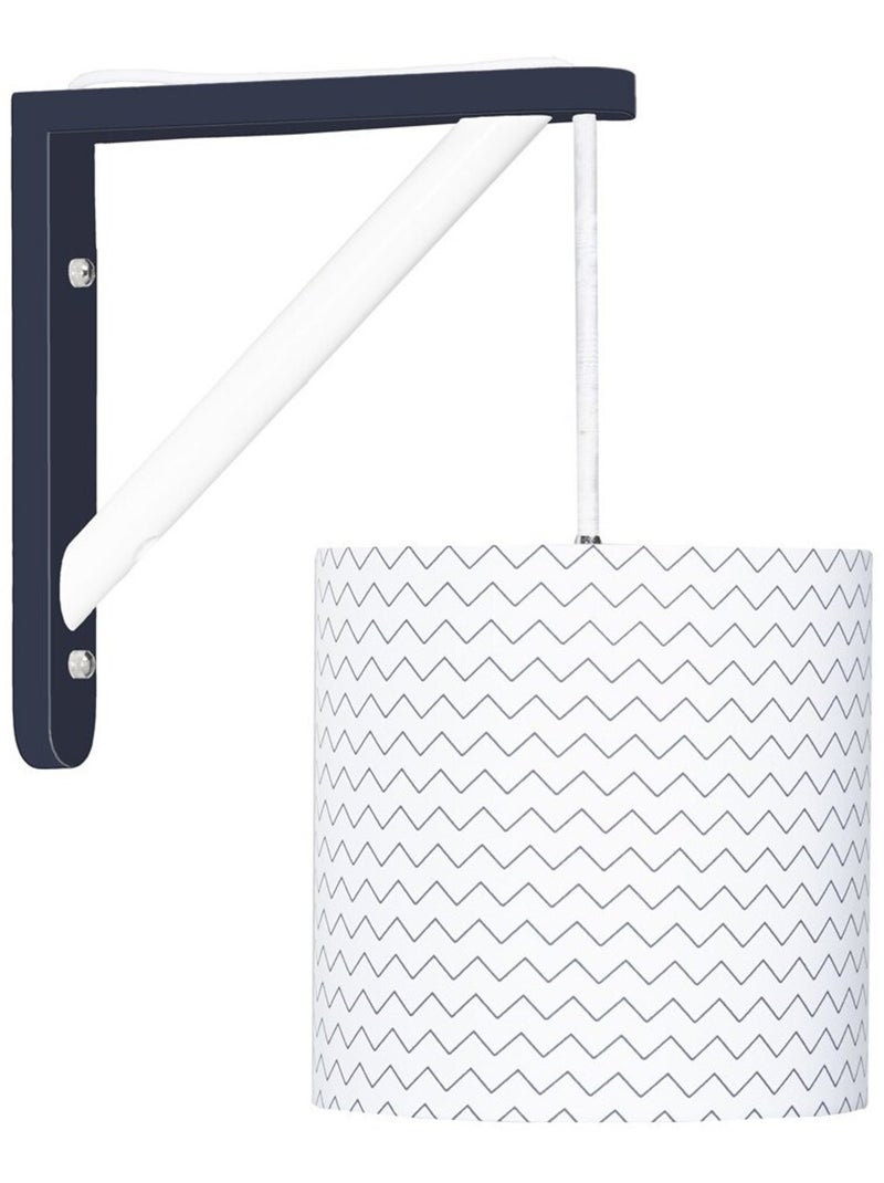 Luminaire mural en coton - Blanc - Kiabi