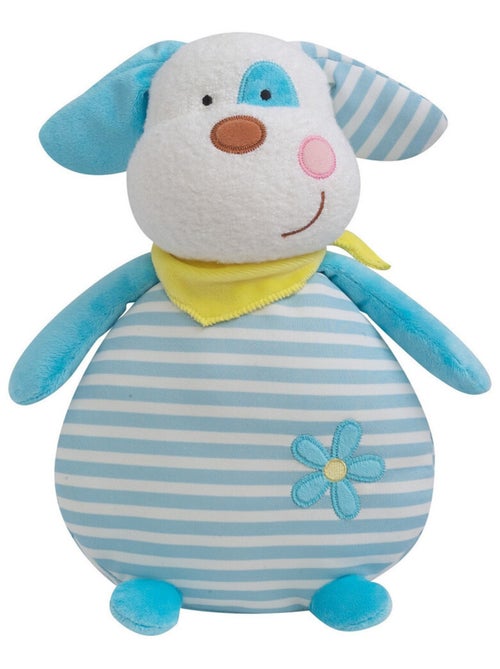 Luminou chien bleu peluche lumineuse naturelle fonctionne sans pile  et  30 cm - Kiabi