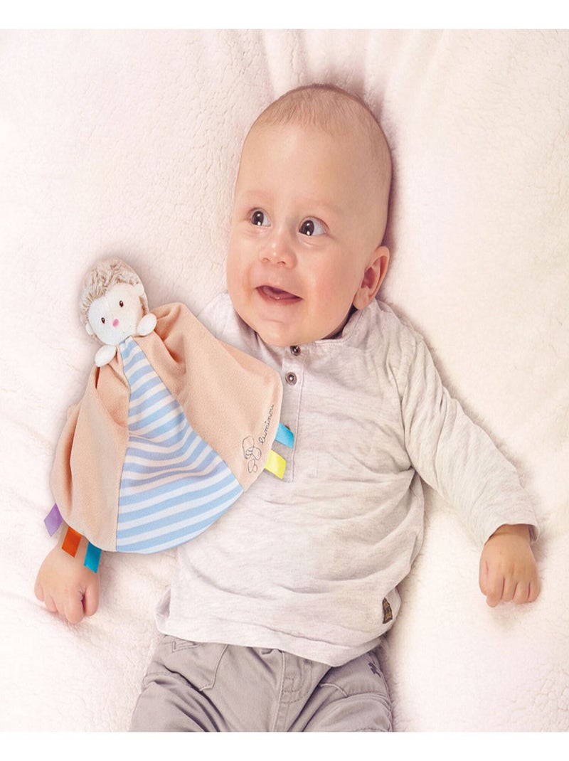 Luminou doudou herisson bleu peluche lumineuse naturelle fonctionne sans pile  et  25 cm Multicolore - Kiabi